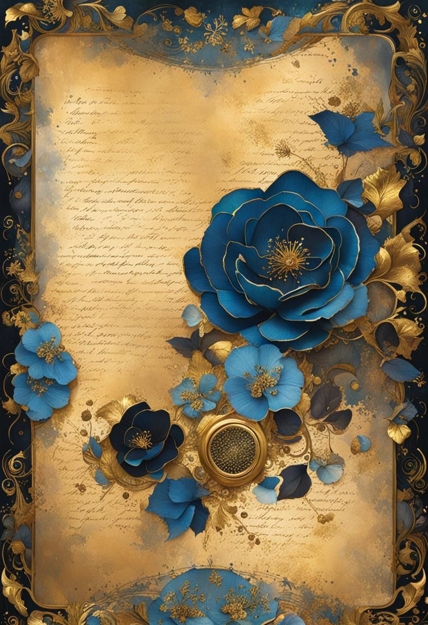 Delicate Gold Splash Illustration