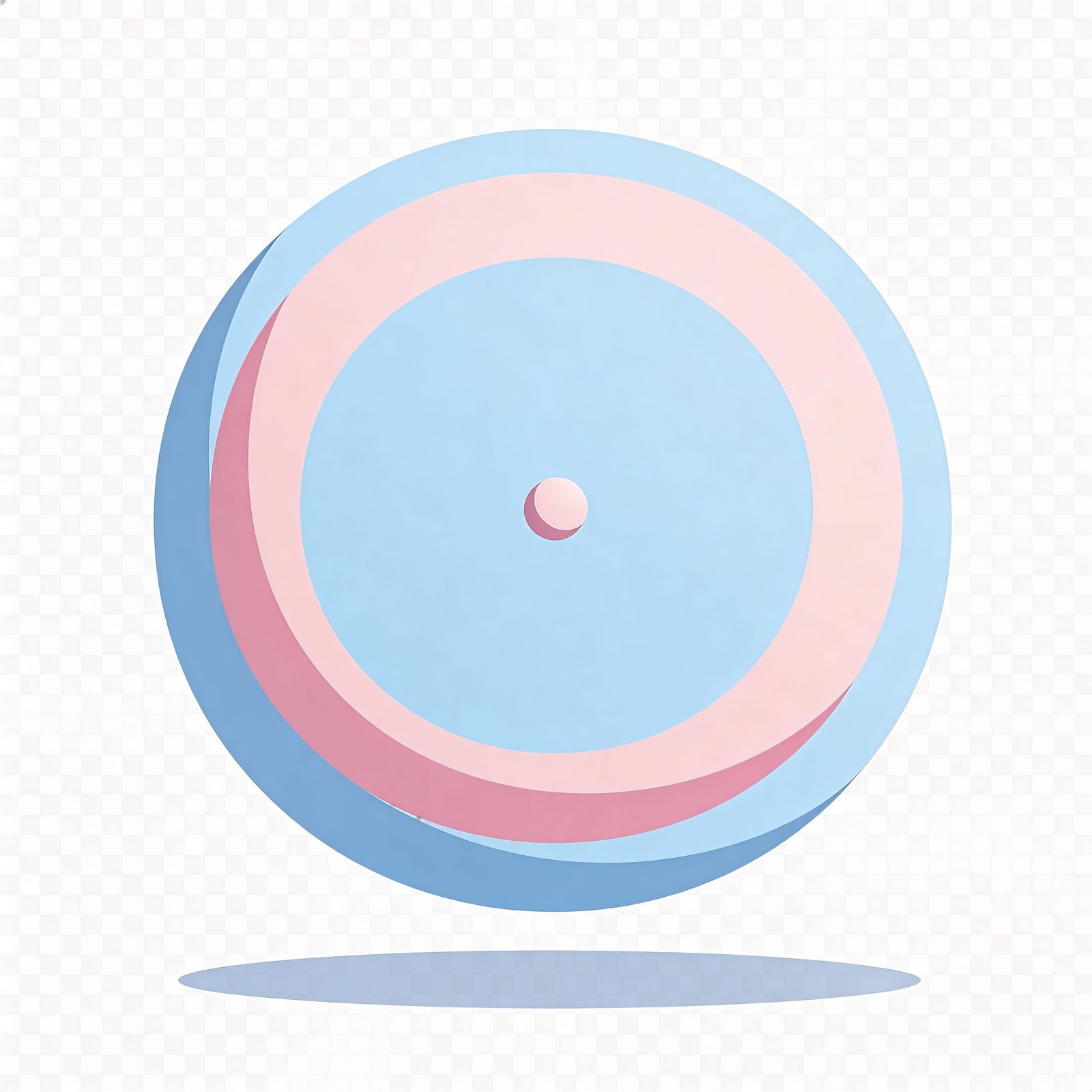 Minimalist Meditation Object Vector Illustration