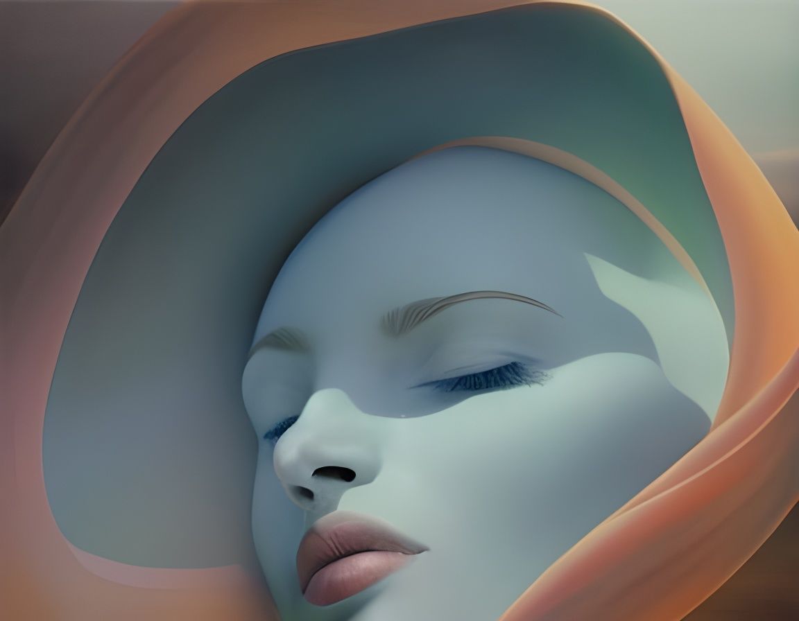 Dynamic Beach Scene with Sculptural Textures