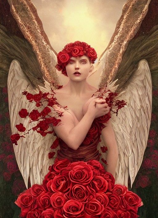 Angel of The Red Rose: Decadent and Heavenly