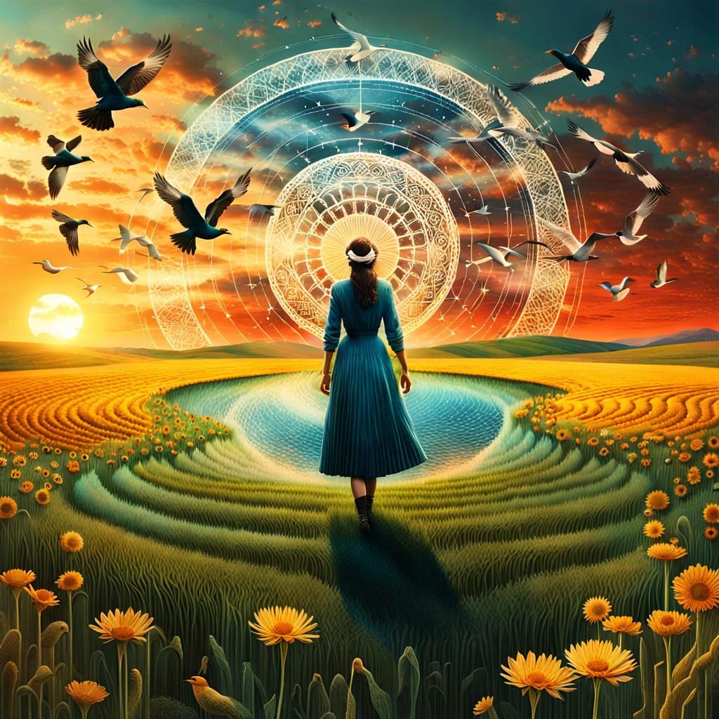 Mesmerizing Collage of Gratitude in 8K Digital Art