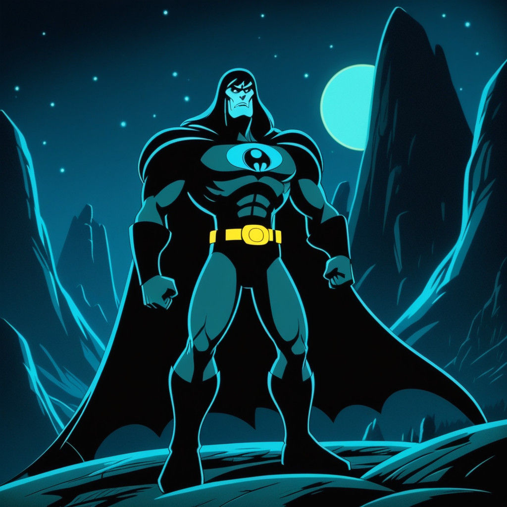 Grimdark Fantasy in Vibrant Filmation Style
