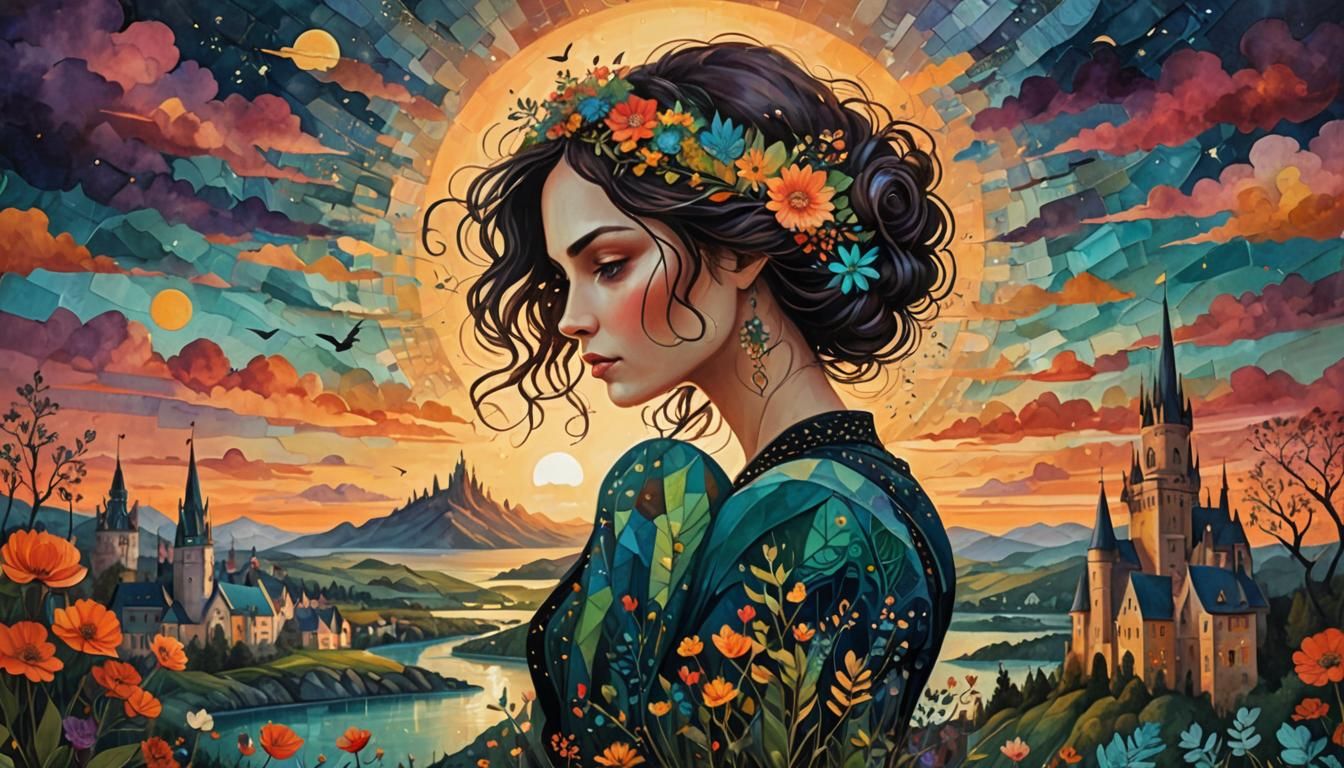 Inspirational Collage of Quotes and Images