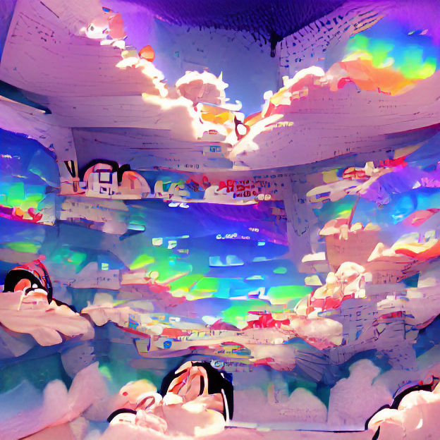 Ethereal Abstract Depiction of Heaven