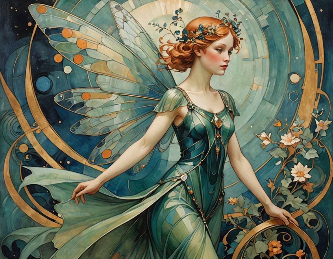 Art Deco Fairy