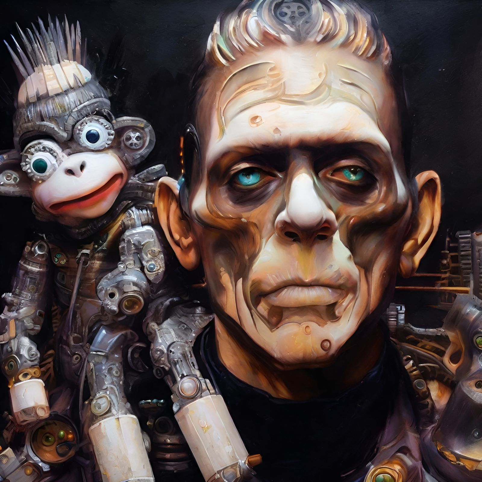 Frankenstein's Sock Monkey