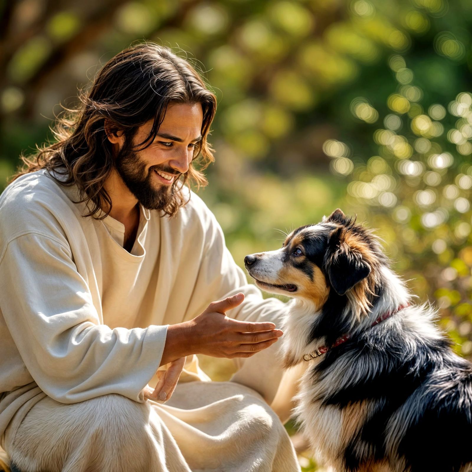 Jesus Reaches Out to a Wayward Dog