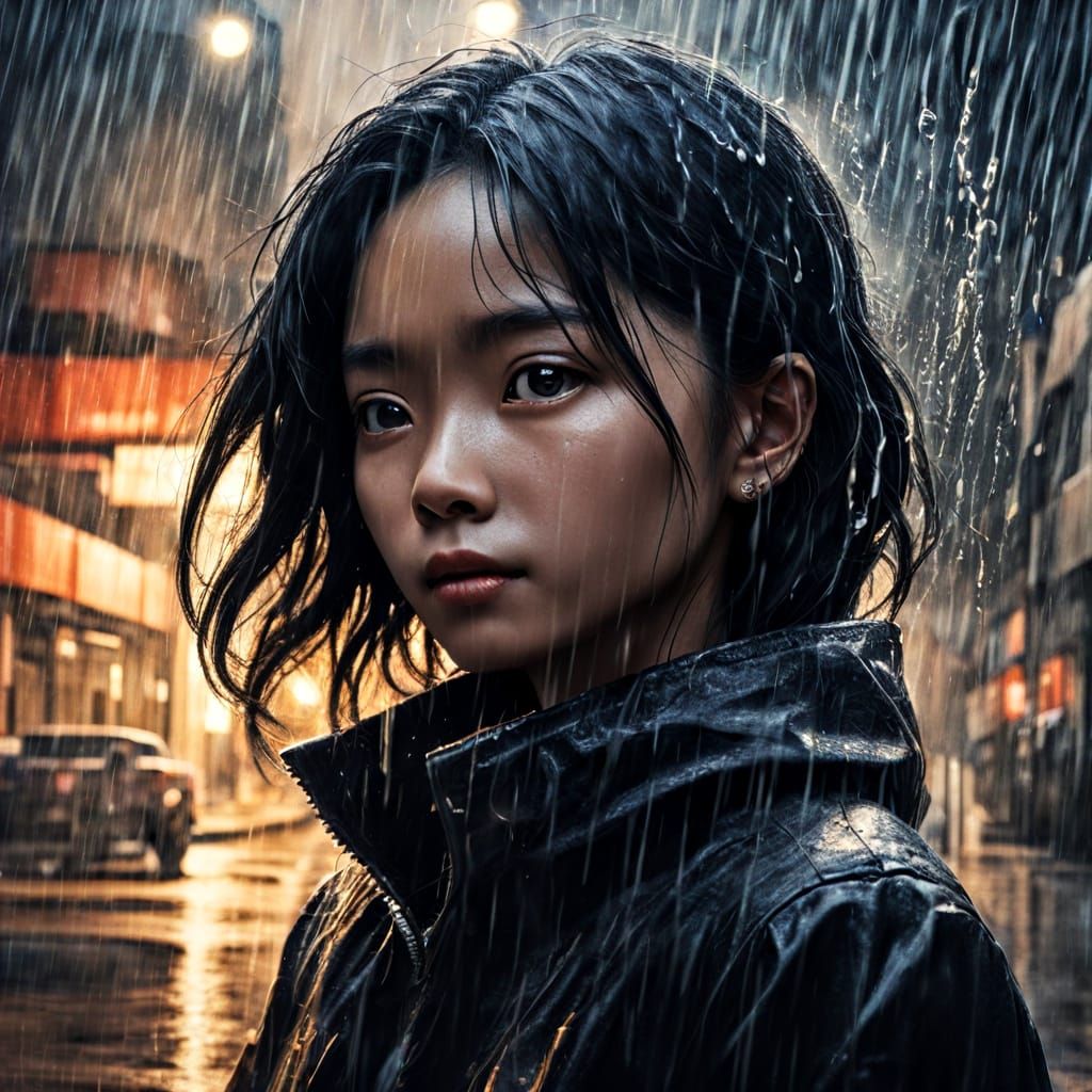 Mysterious Rainstorm in a Keyhole Realm