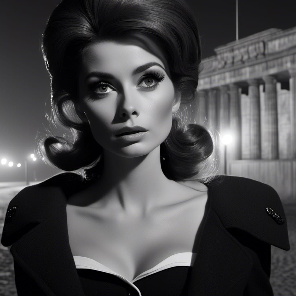 Secret Agent at the Berlin Wall in Film Still