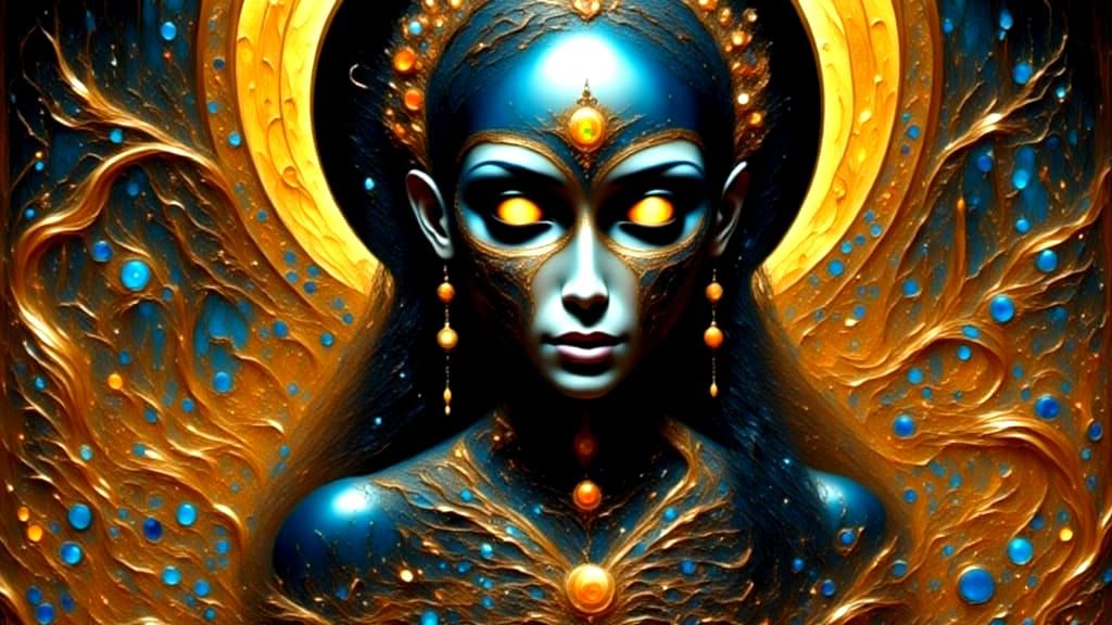 Gothic Witch Burning Scene in Midnight Garden