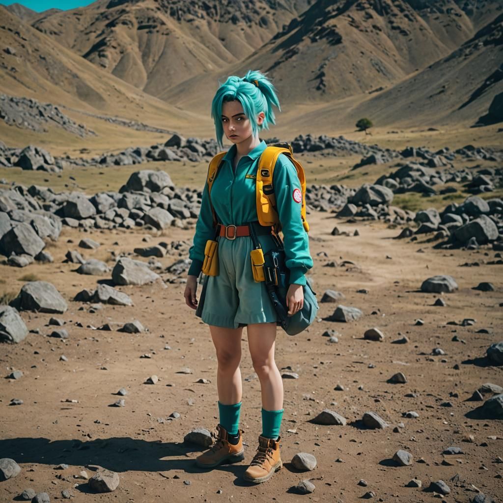 Ana de Armas as Bulma in Live Action