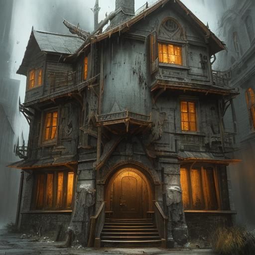 Hooded Assassin in Dark Fantasy Alleyway