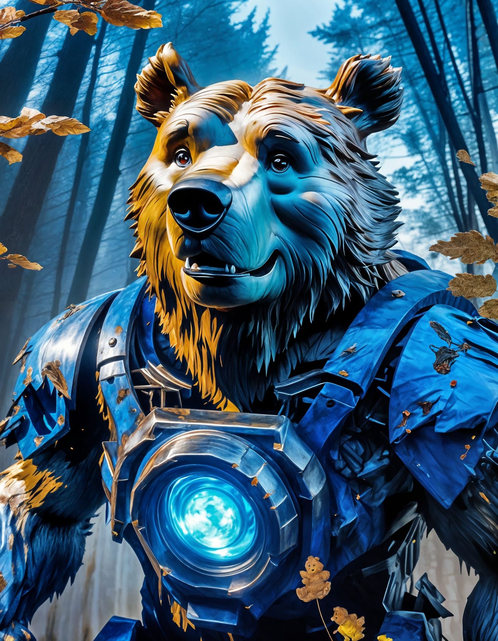 Feral Winnie the Pooh Emerges in Disturbing Armor