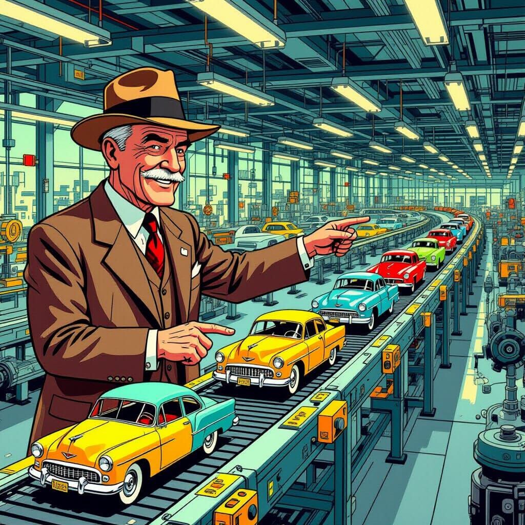 Henry Ford and the Car Assembly Line