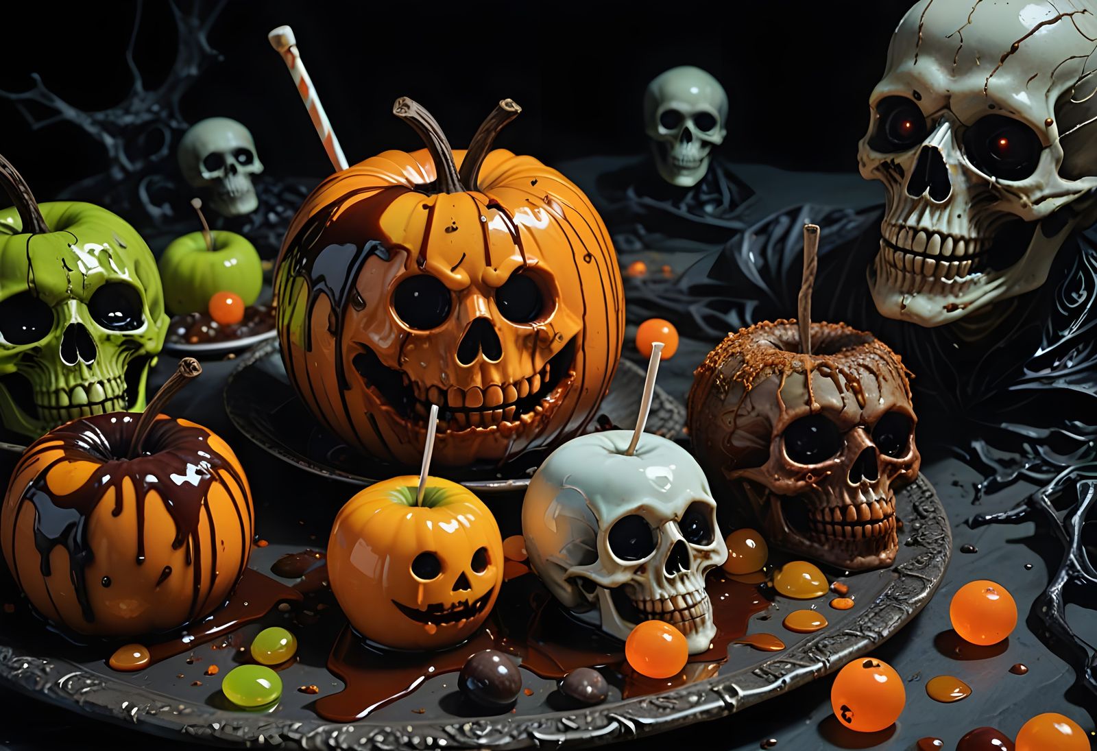 Sinister Halloween Treats Close-Up