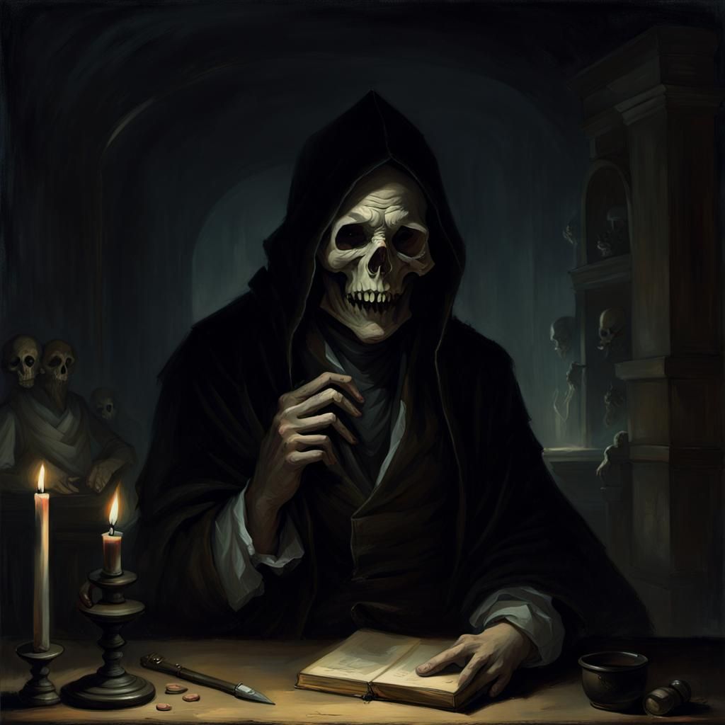 Grimdark Painting in the Style of Van Bijlert