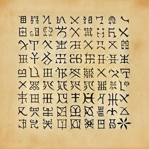 Elder Futhark runes  code
