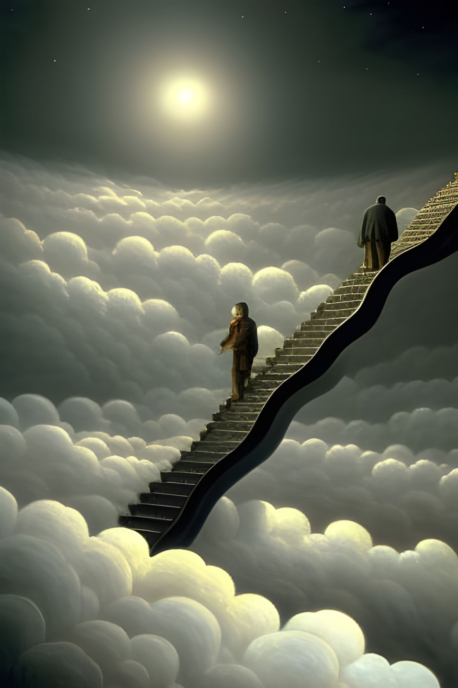 Stairway to Infinity: Romantic Landscape in 16K