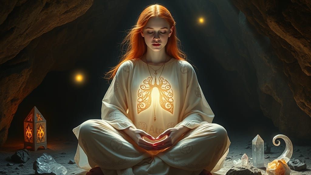Mystical Celtic Goddess in Dreamlike Realism