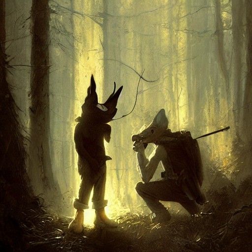 Elmer Fudd shoots Bugs Bunny