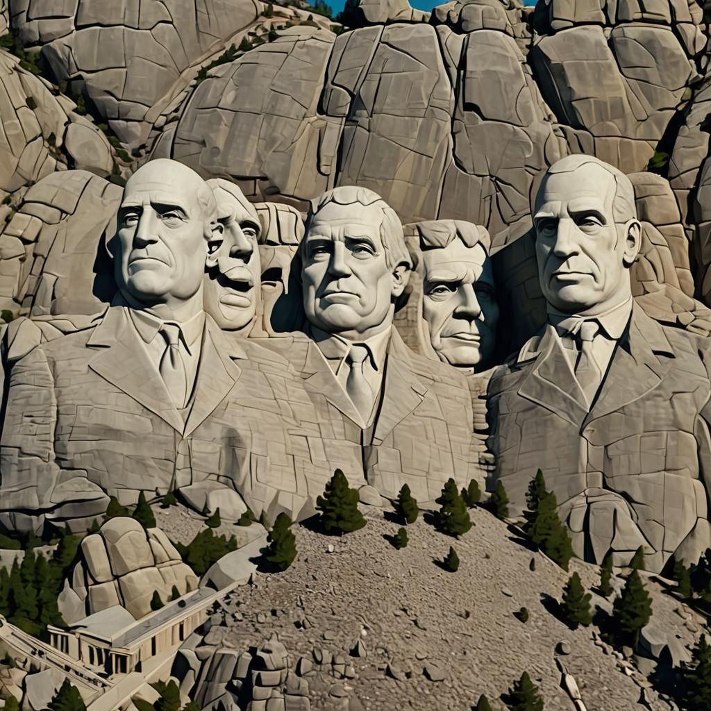 Cinematic Portraits of American Icons in a Film-Noir Vibe