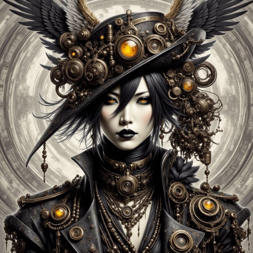 Steampunk Visual Kei Portrait