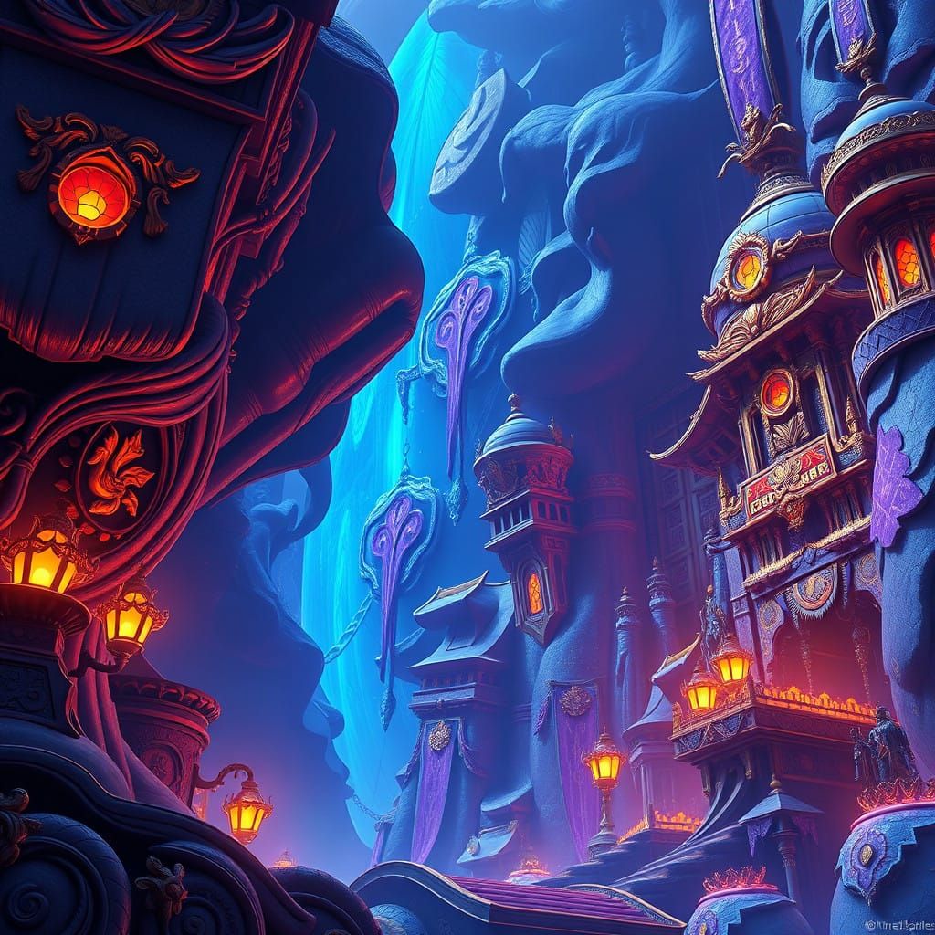 Fantasy Realm in Unreal Engine 5 Style