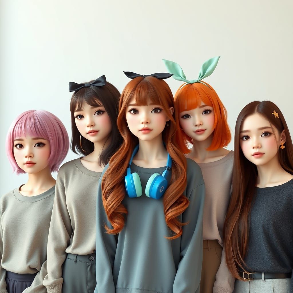 Five Sisters with Unique Personalities and Styles