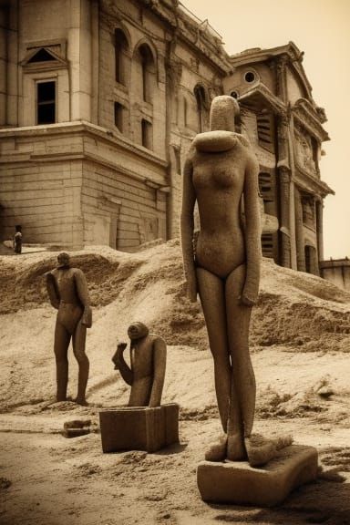 Ancient City Excavation Reveals Alien Sculptures