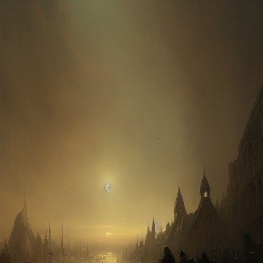 Sinister Violence Against Humanity: Detailed Matte Painting