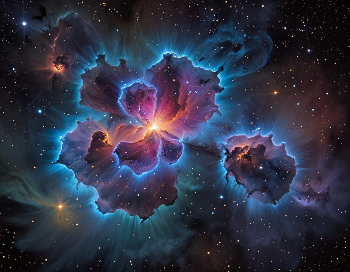 Cosmic Dreamscape in Ethereal Light