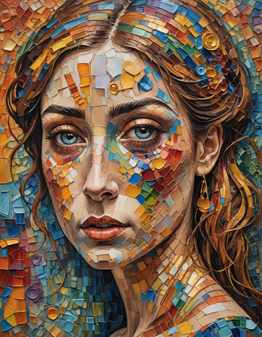 Impasto Portrait Inspired by Impressionism