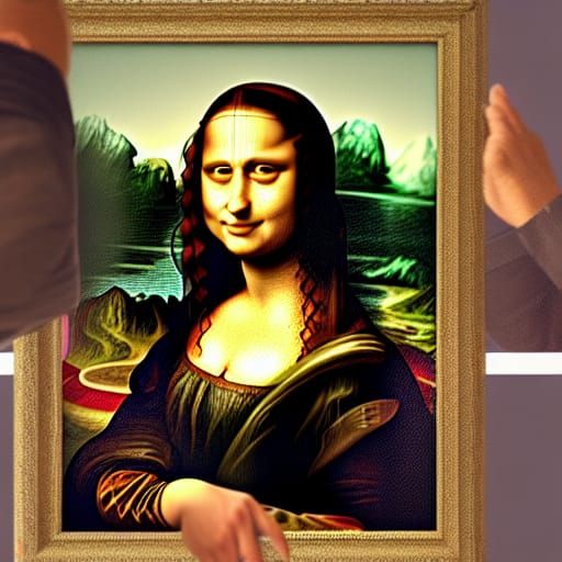 Mona Lisa Inspired Portrait in Unreal Engine 5
