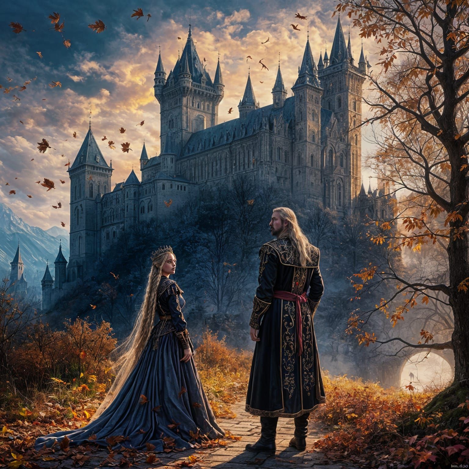 Vlad Dracula in Transylvania: Detailed Matte Painting