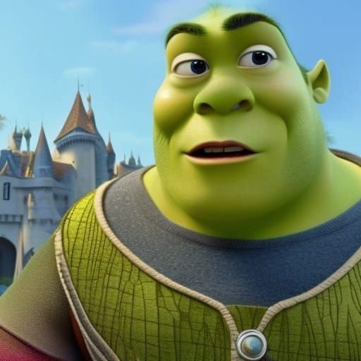 Shrek Visits the Castle
