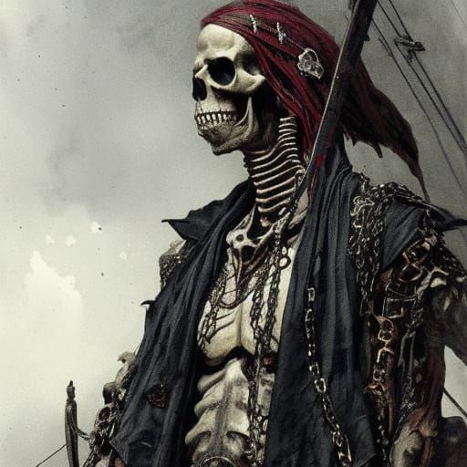 Skeleton pirate outlaw 🏴‍☠️