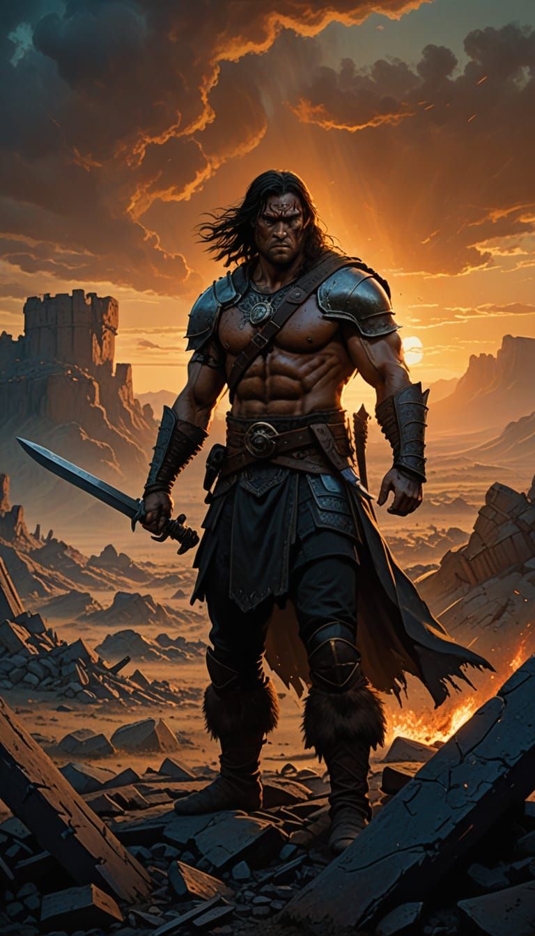 Conan in Epic Sunset Battle
