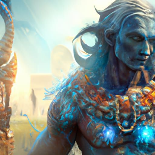 Detailed Portrait with Dynamic Lighting