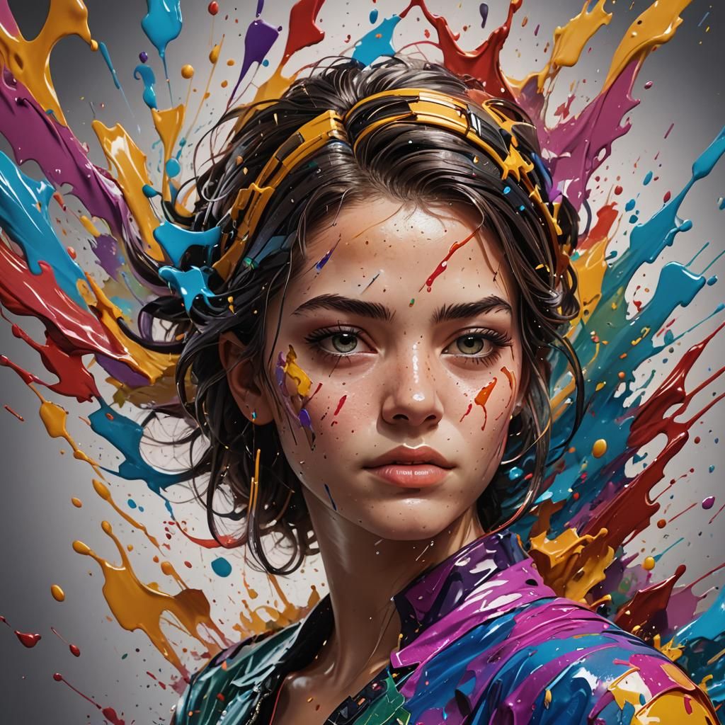 Hyperrealistic Work From Home Concept Art