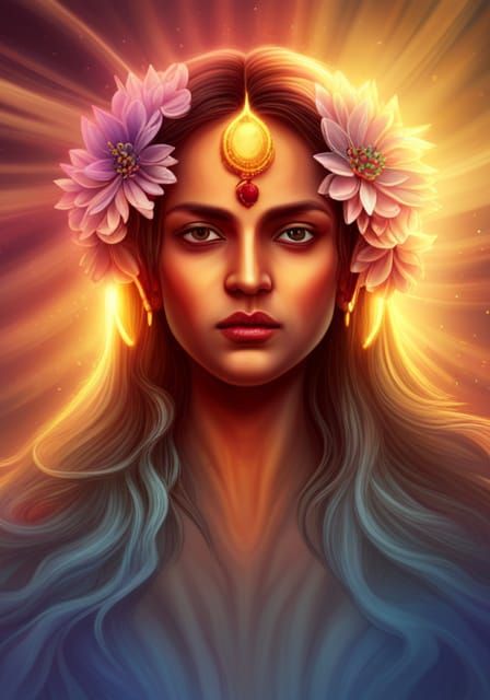 Dakshina Kali and Pravati: Hyperrealistic Hindu Mythology