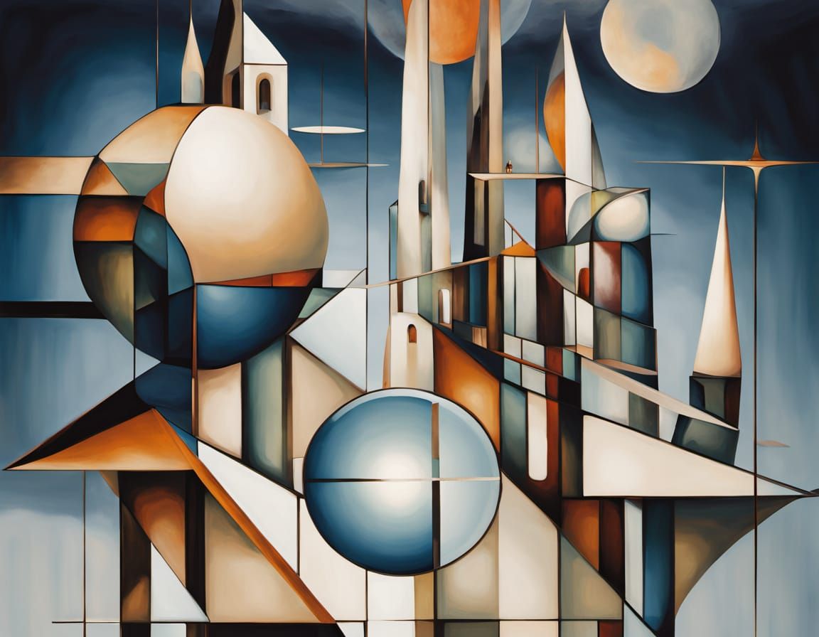 Cubist Cityscape