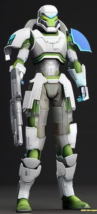 Tactical Sci-Fi Armor Concept Art in 8K