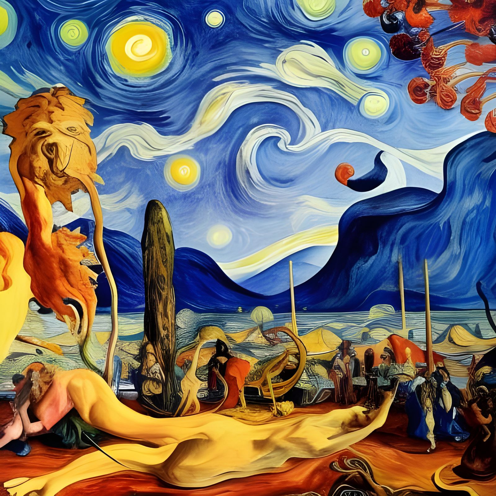 WLOPin the Metaverse with Van Gough and Dali