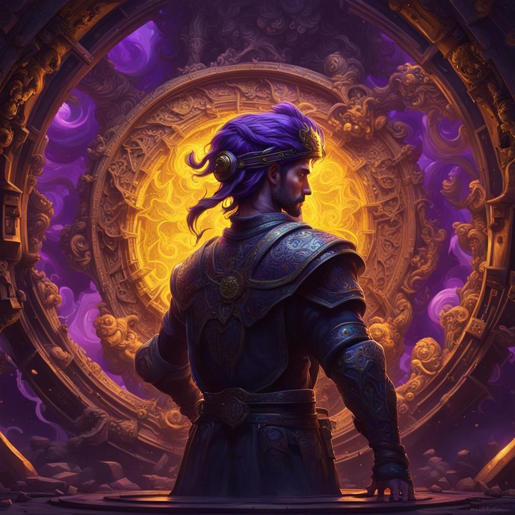 Surreal Subconscious Breakthrough in Dark Fantasy Style