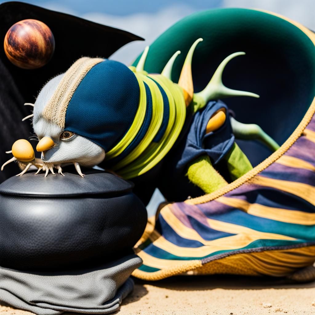 Exotic Aliens Celebrate in Surreal Restaurant: Masterpiece