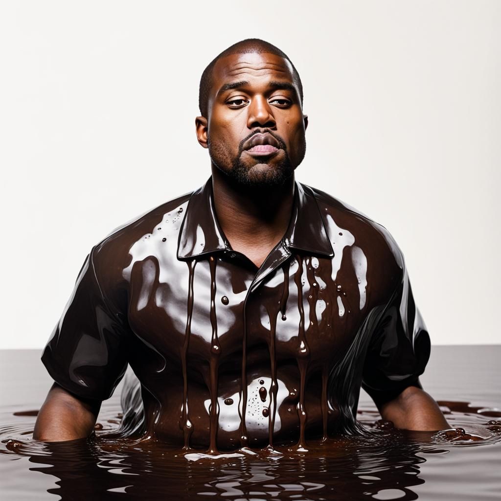 Kanye West Drowning in Balsamic Vinegar: Absurdist Art