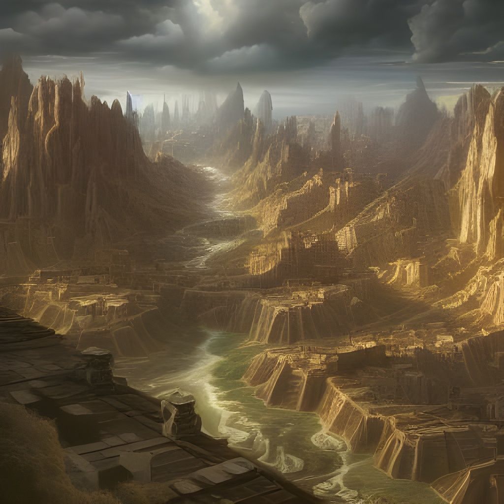 Hyperdetailed Matte Painting Crafted by Hand