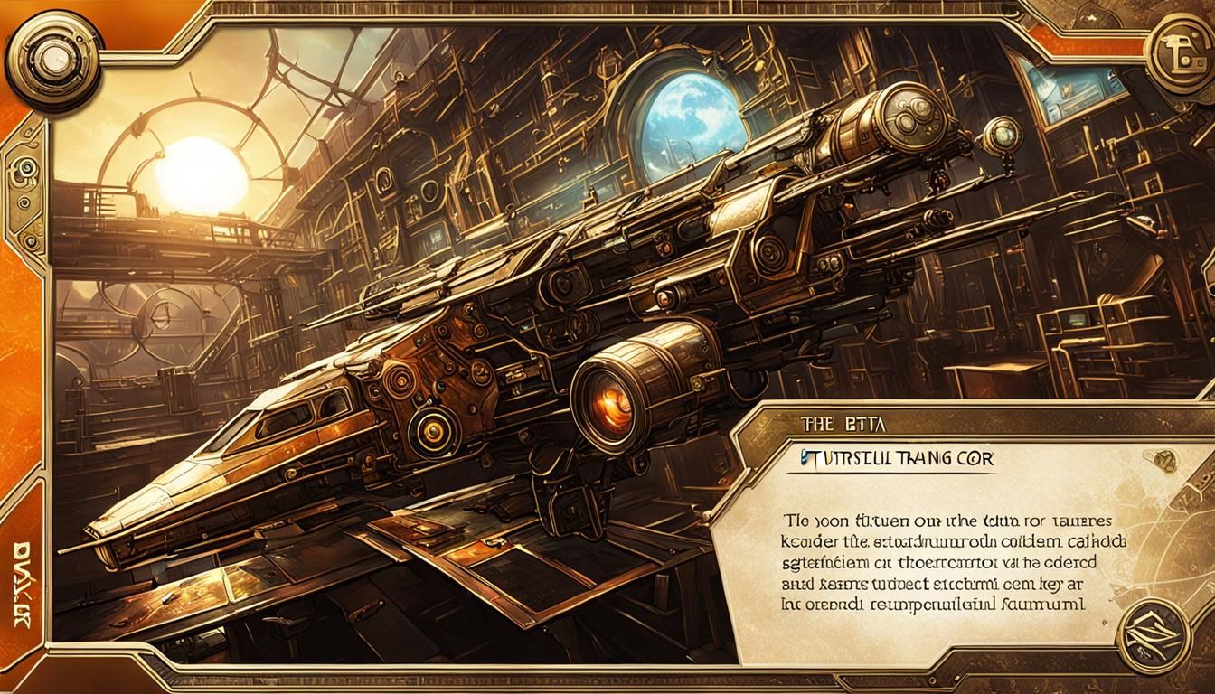 Steampunk Trading Card in Hyperrealism