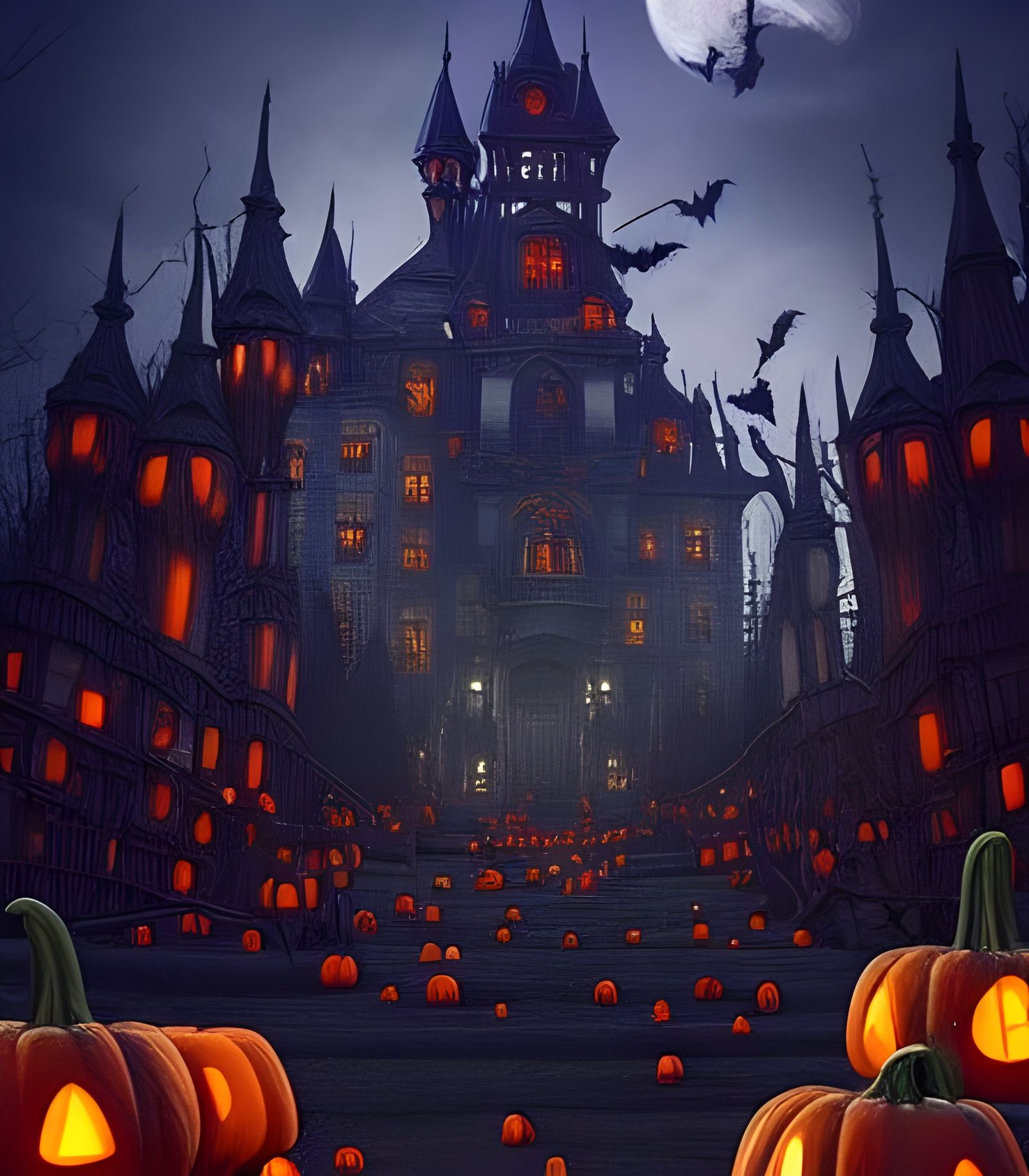 Terrifying Pumpkin City: A Halloween Biopunk Horror