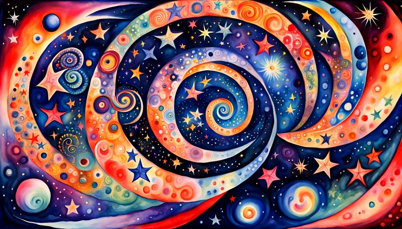 Swirling in space, an idea comes to life!
